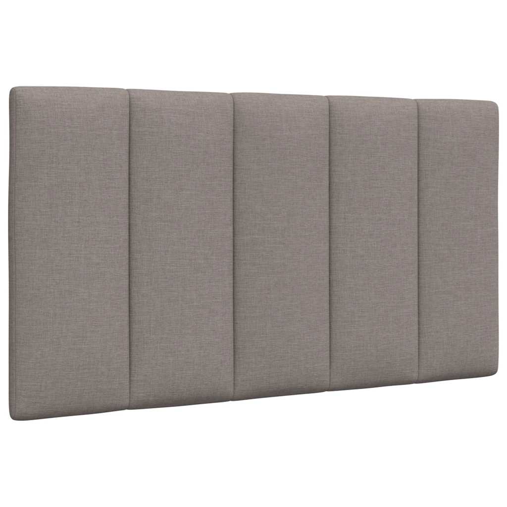 vidaXL Pernă pentru tăblie de pat, gri taupe, 80 cm, material textil vidaXL Pernă pentru tăblie de pat, gri taupe, 80 cm, material textil