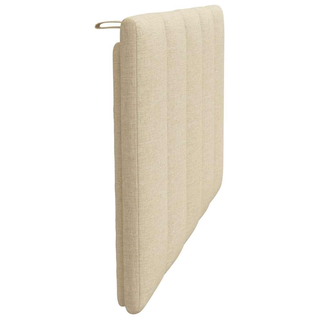 vidaXL Pernă pentru tăblie de pat, crem, 80 cm, material textil