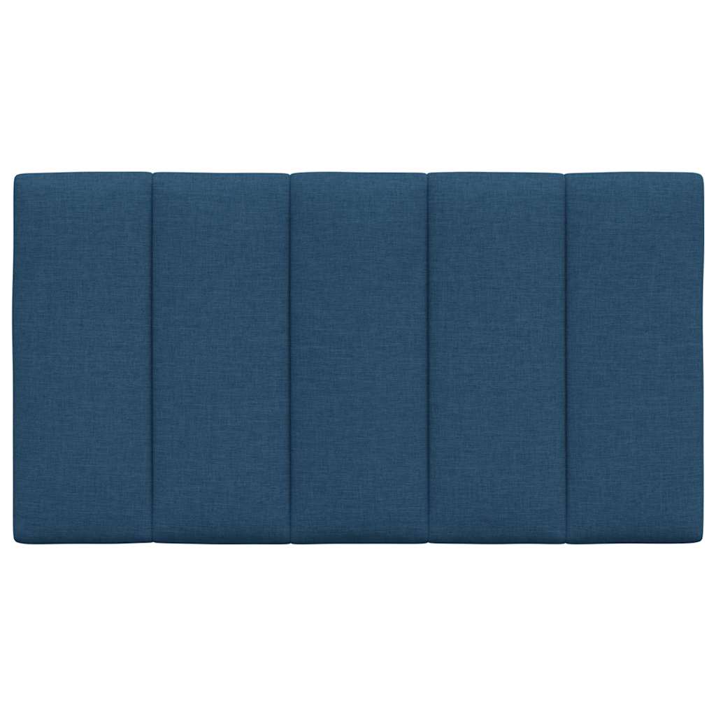 vidaXL Pernă pentru tăblie de pat, Hanko, albastru, 80 cm, material textil