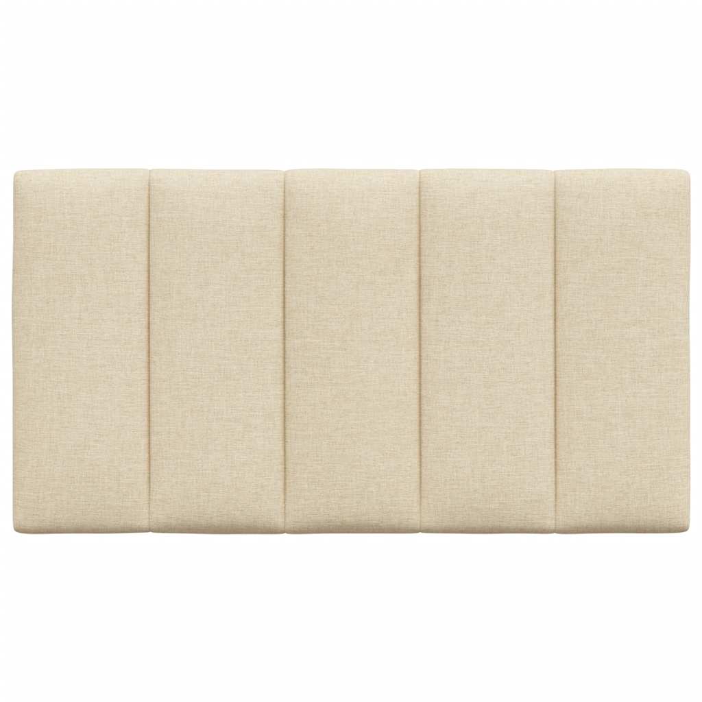 vidaXL Pernă pentru tăblie de pat, crem, 90 cm, material textil