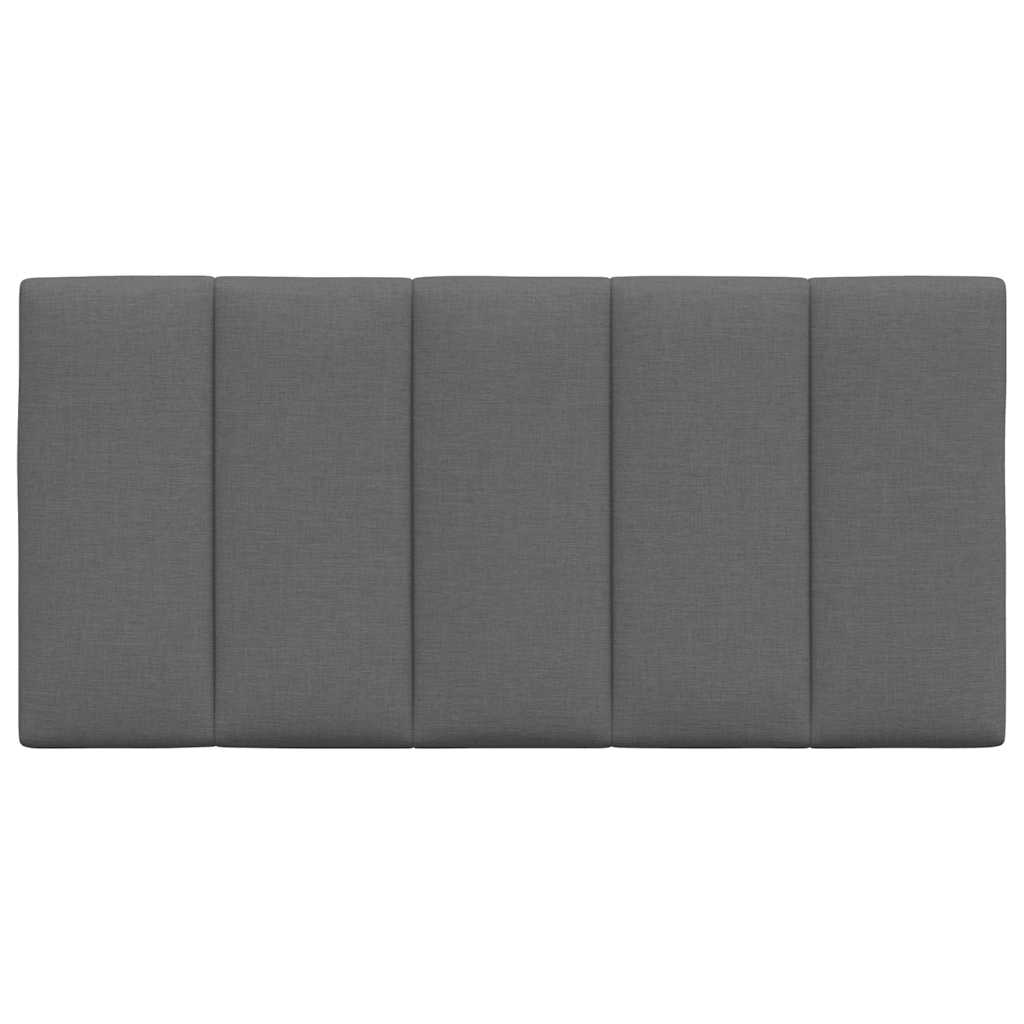 vidaXL Pernă pentru tăblie de pat, gri închis, 100 cm, material textil