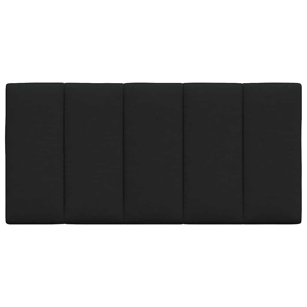 vidaXL Pernă pentru tăblie de pat, negru, 100 cm, material textil vidaXL Pernă pentru tăblie de pat, negru, 100 cm, material textil