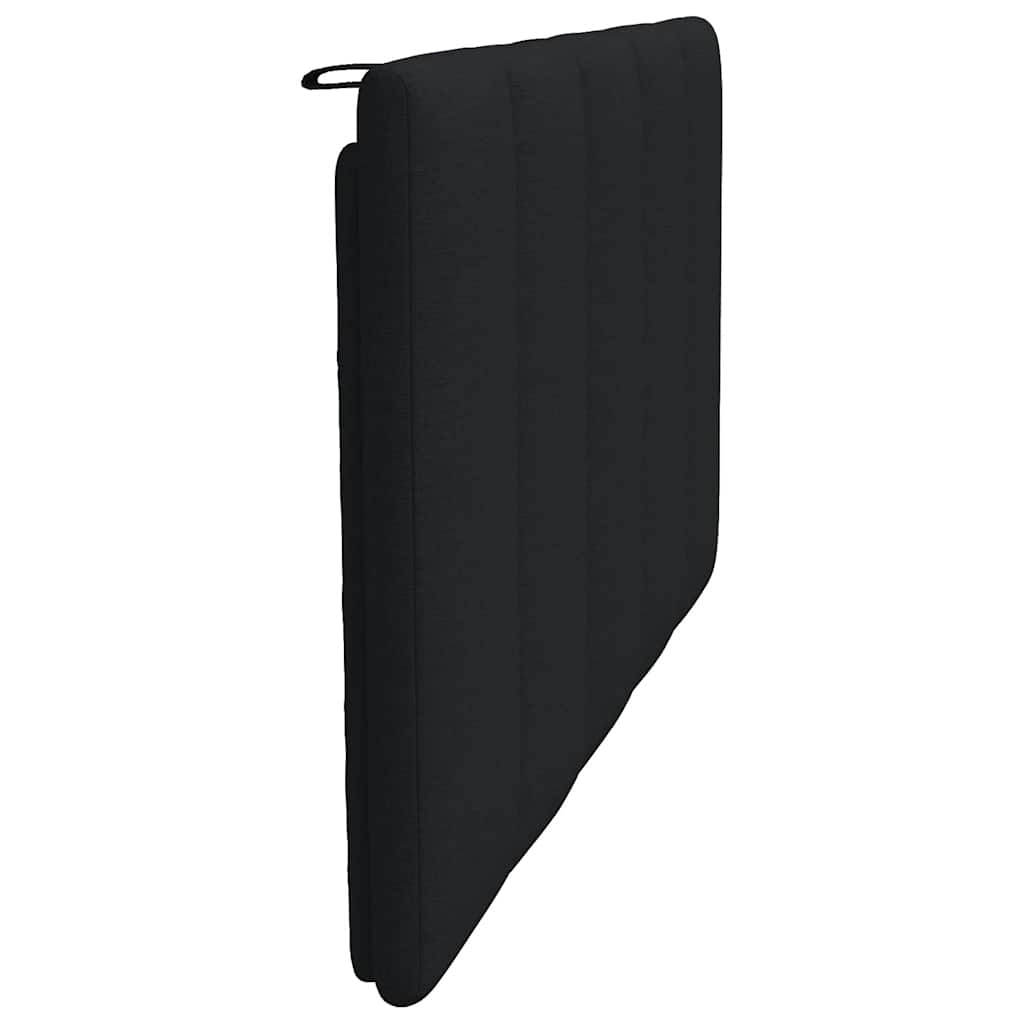 vidaXL Pernă pentru tăblie de pat, negru, 100 cm, material textil vidaXL Pernă pentru tăblie de pat, negru, 100 cm, material textil