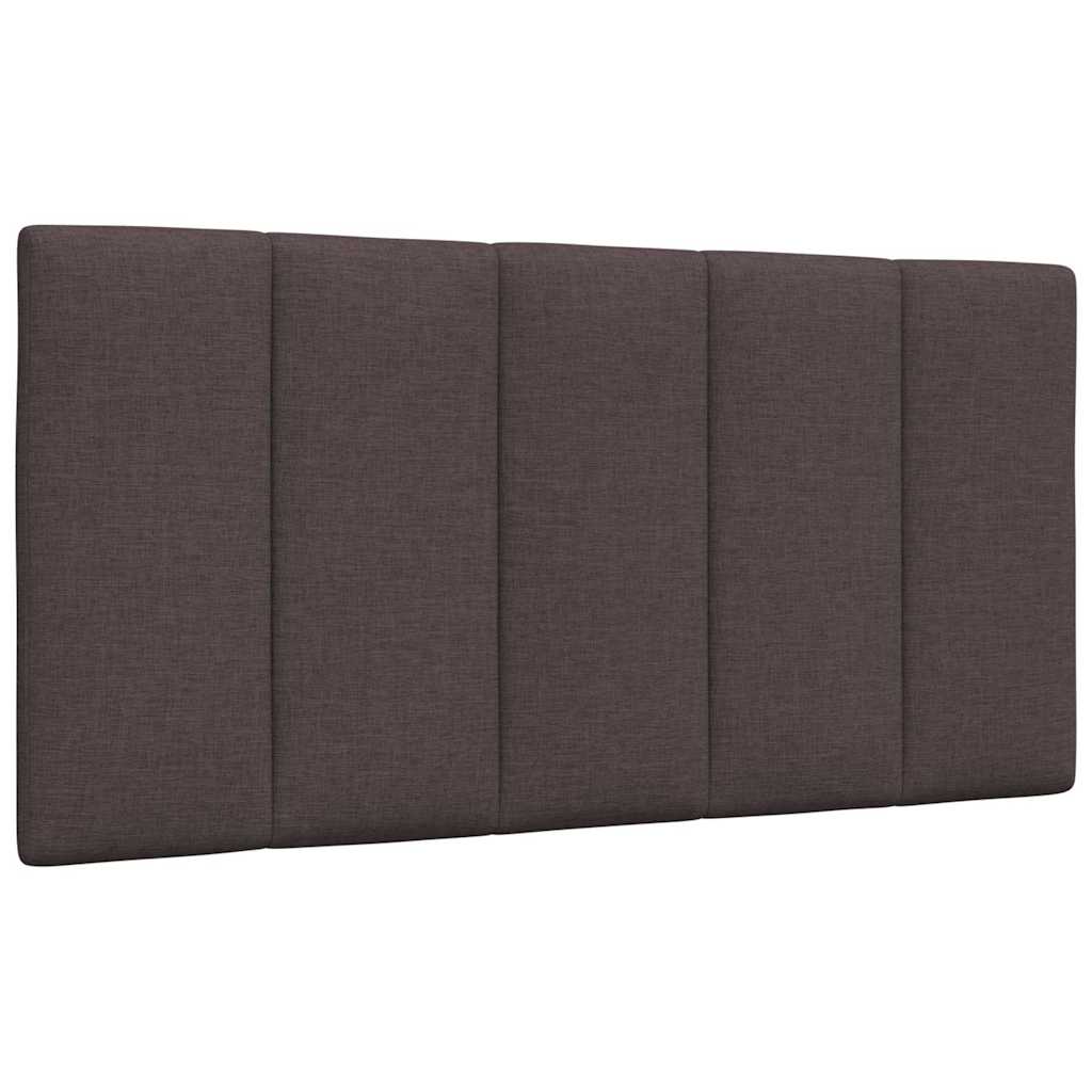 vidaXL Pernă pentru tăblie de pat maro închis, 100 cm, material textil vidaXL Pernă pentru tăblie de pat maro închis, 100 cm, material textil