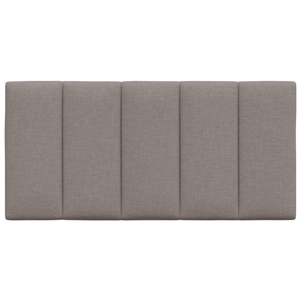 vidaXL Pernă pentru tăblie de pat, gri taupe, 100 cm, material textil vidaXL Pernă pentru tăblie de pat, gri taupe, 100 cm, material textil