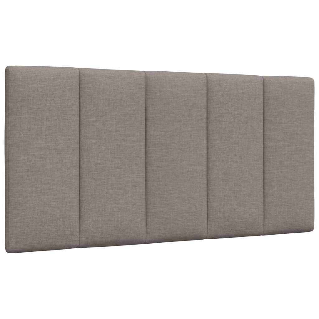 vidaXL Pernă pentru tăblie de pat, gri taupe, 100 cm, material textil vidaXL Pernă pentru tăblie de pat, gri taupe, 100 cm, material textil