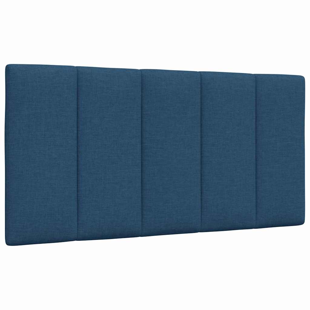vidaXL Pernă pentru tăblie de pat, albastru, 100 cm, material textil vidaXL Pernă pentru tăblie de pat, albastru, 100 cm, material textil