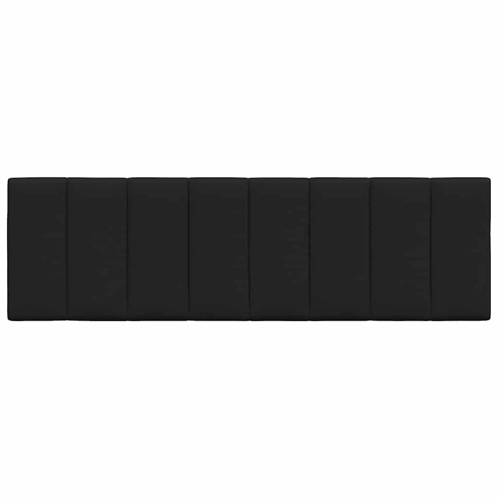 vidaXL Pernă pentru tăblie de pat, negru, 160 cm, material textil vidaXL Pernă pentru tăblie de pat, negru, 160 cm, material textil