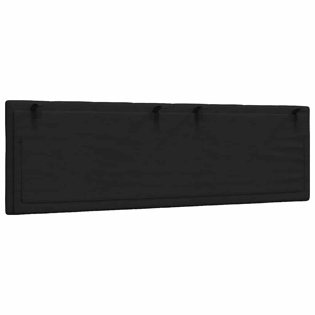 vidaXL Pernă pentru tăblie de pat, negru, 160 cm, material textil vidaXL Pernă pentru tăblie de pat, negru, 160 cm, material textil