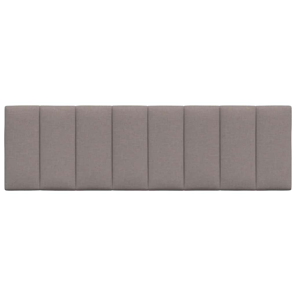 vidaXL Pernă pentru tăblie de pat, Hanko, gri taupe, 160 cm, material textil