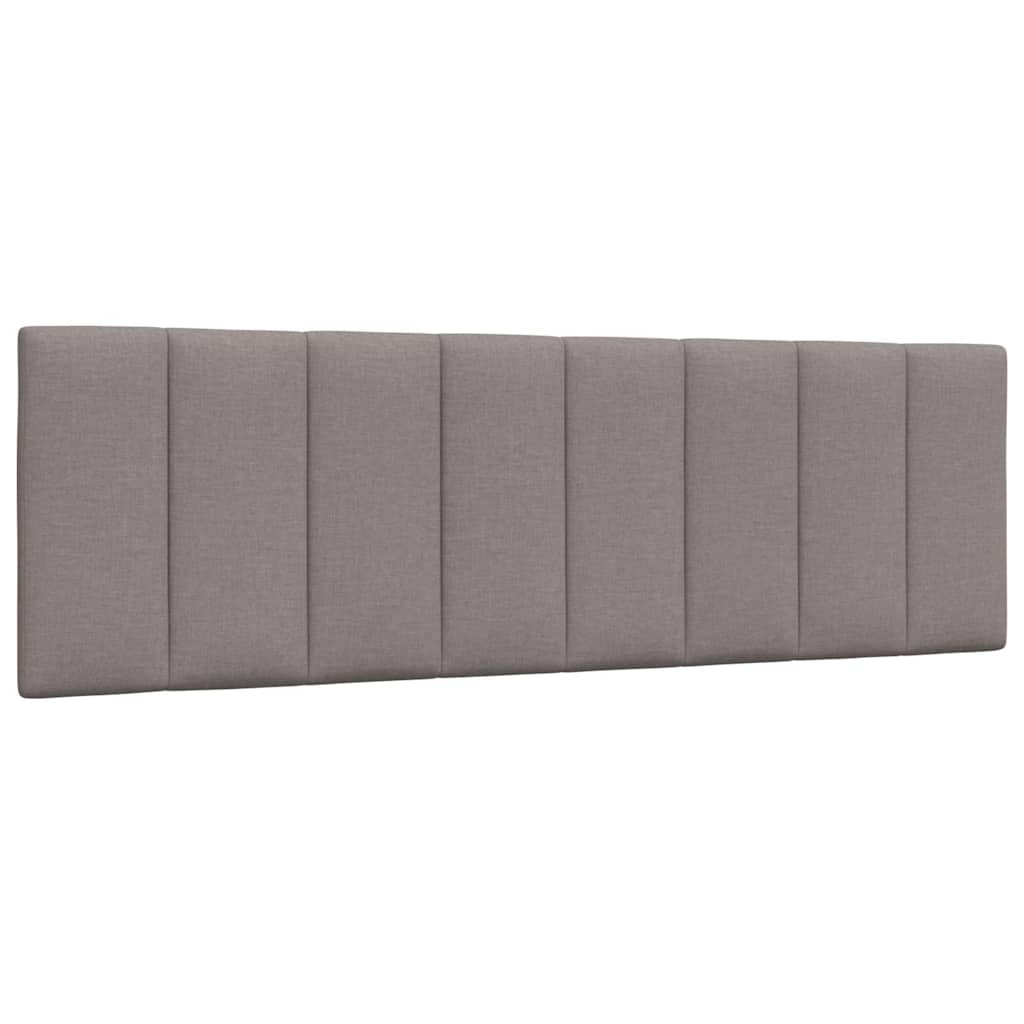 vidaXL Pernă pentru tăblie de pat, Hanko, gri taupe, 160 cm, material textil