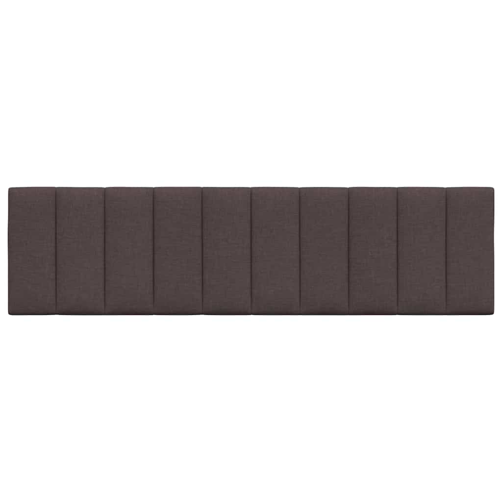 vidaXL Pernă pentru tăblie de pat maro închis, 180 cm, material textil vidaXL Pernă pentru tăblie de pat maro închis, 180 cm, material textil