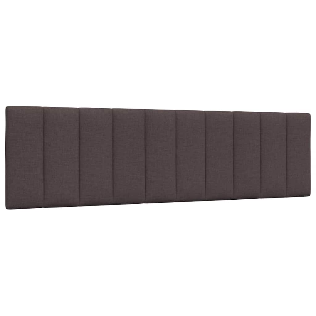 vidaXL Pernă pentru tăblie de pat maro închis, 180 cm, material textil vidaXL Pernă pentru tăblie de pat maro închis, 180 cm, material textil