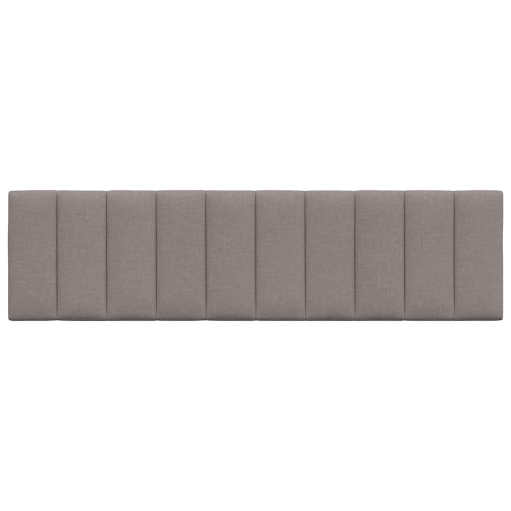 vidaXL Pernă pentru tăblie de pat, Hanko, gri taupe, 180 cm, material textil