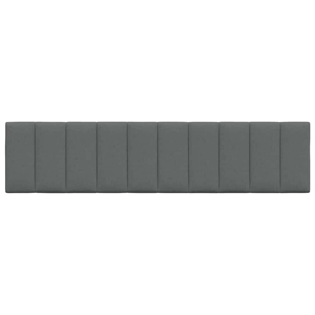 vidaXL Pernă pentru tăblie de pat, gri închis, 200 cm, material textil vidaXL Pernă pentru tăblie de pat, gri închis, 200 cm, material textil