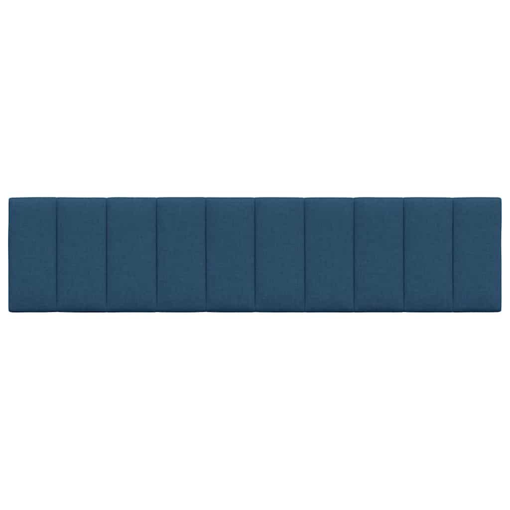 vidaXL Pernă pentru tăblie de pat, albastru, 200 cm, material textil vidaXL Pernă pentru tăblie de pat, albastru, 200 cm, material textil