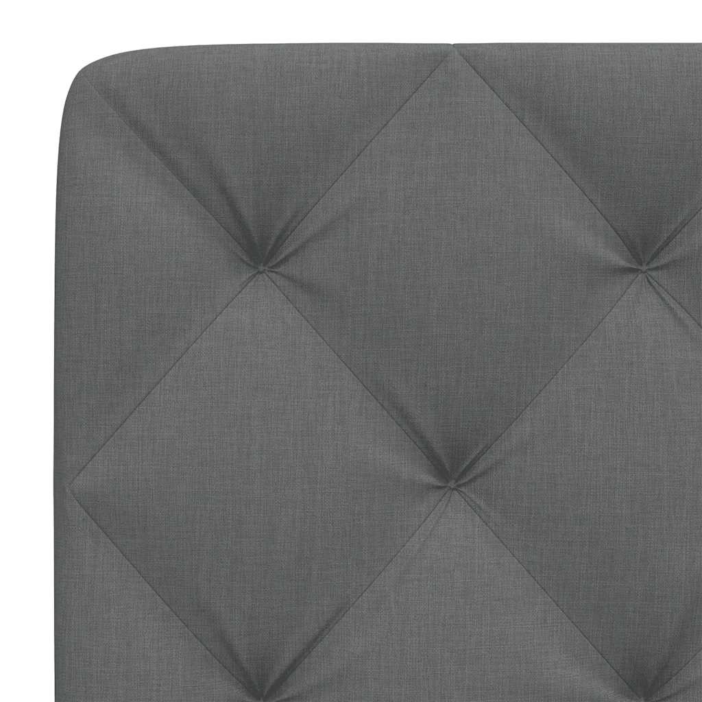 vidaXL Pernă pentru tăblie de pat, gri închis, 80 cm, material textil vidaXL Pernă pentru tăblie de pat, gri închis, 80 cm, material textil