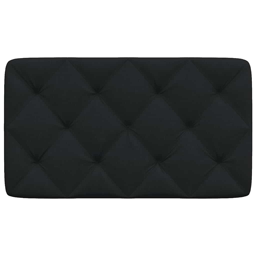 vidaXL Pernă pentru tăblie de pat, negru, 80 cm, material textil
