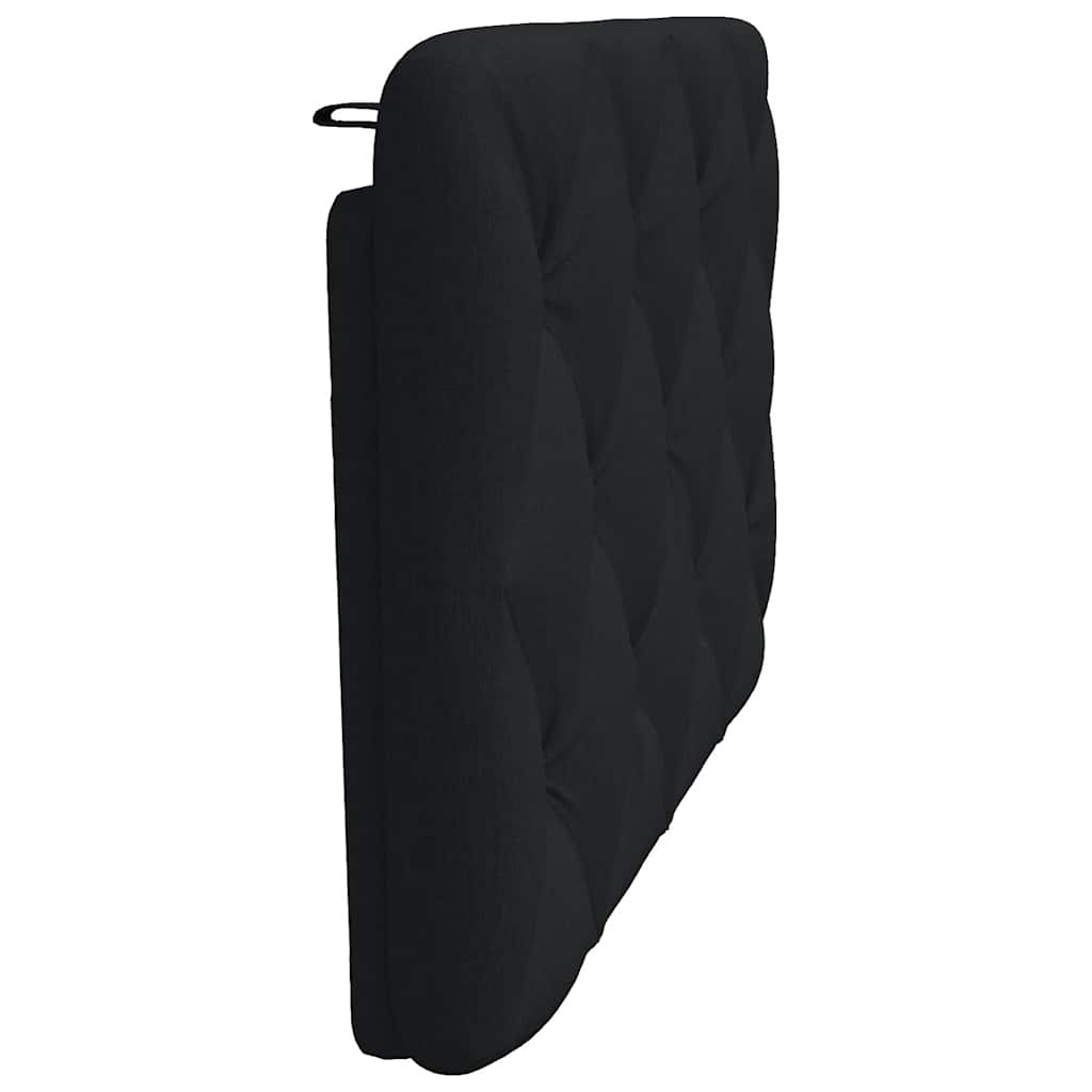 vidaXL Pernă pentru tăblie de pat, negru, 80 cm, material textil