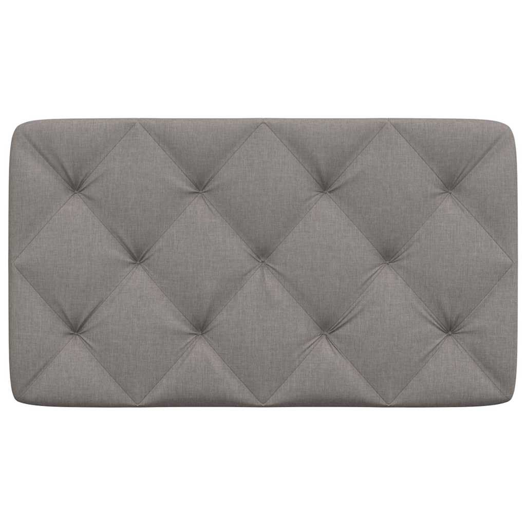 vidaXL Pernă pentru tăblie de pat, gri taupe, 80 cm, material textil vidaXL Pernă pentru tăblie de pat, gri taupe, 80 cm, material textil