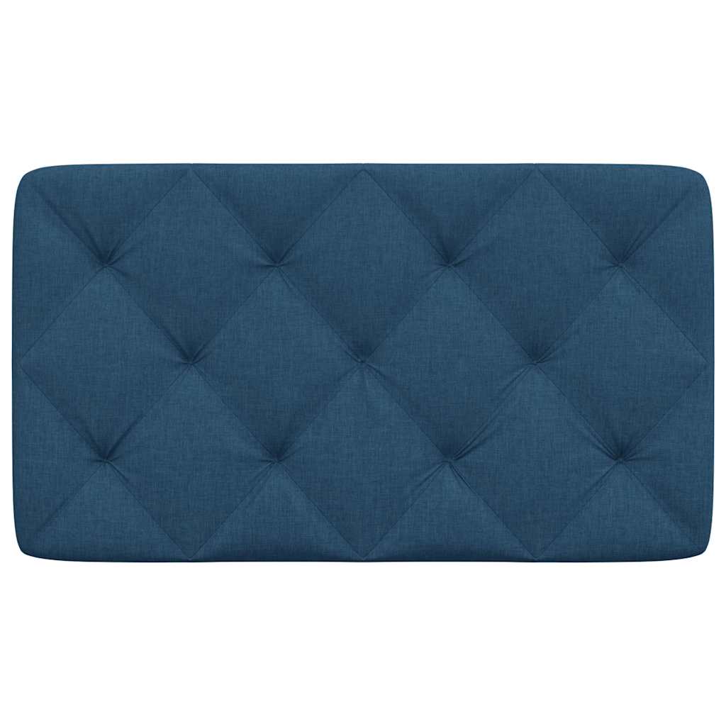 vidaXL Pernă pentru tăblie de pat, albastru, 80 cm, material textil vidaXL Pernă pentru tăblie de pat, albastru, 80 cm, material textil