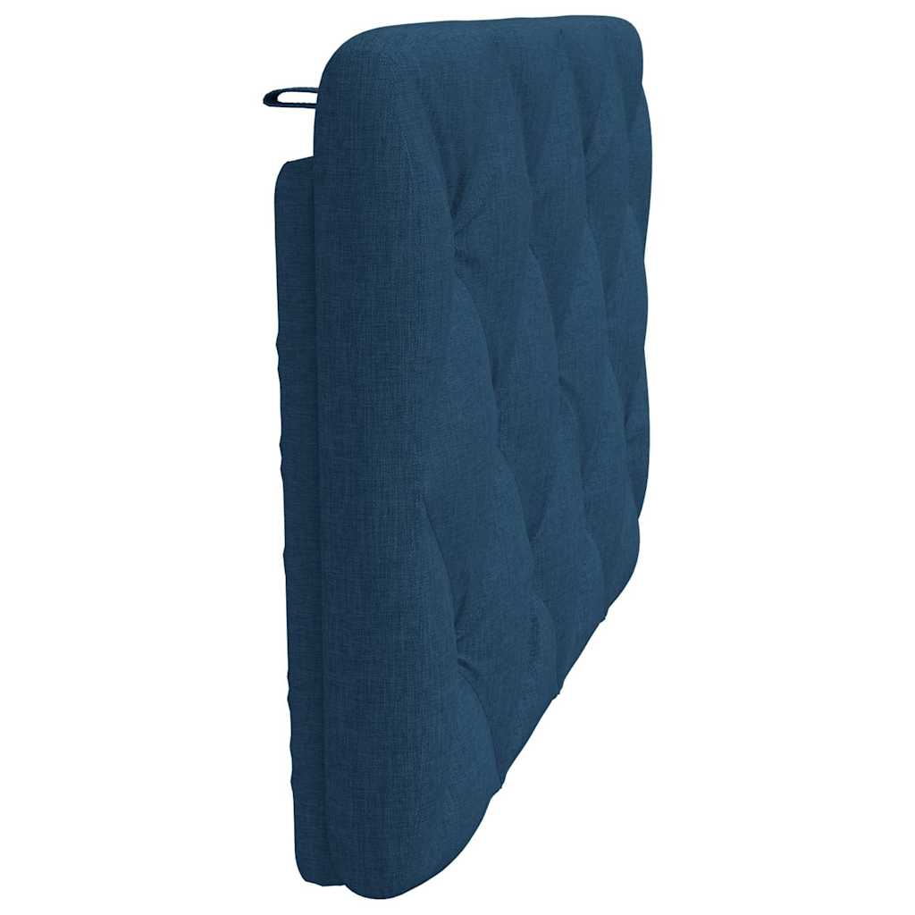 vidaXL Pernă pentru tăblie de pat, albastru, 80 cm, material textil vidaXL Pernă pentru tăblie de pat, albastru, 80 cm, material textil