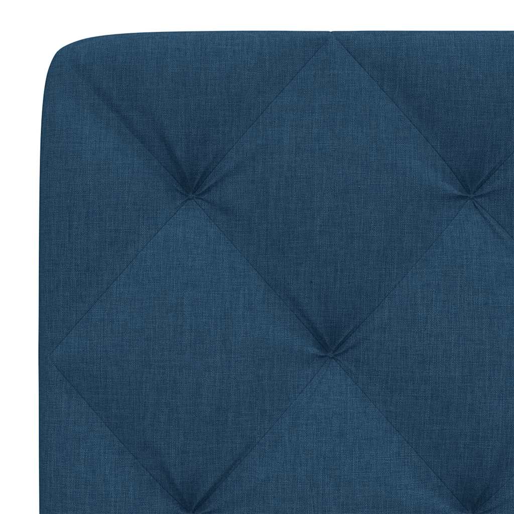 vidaXL Pernă pentru tăblie de pat, albastru, 80 cm, material textil vidaXL Pernă pentru tăblie de pat, albastru, 80 cm, material textil