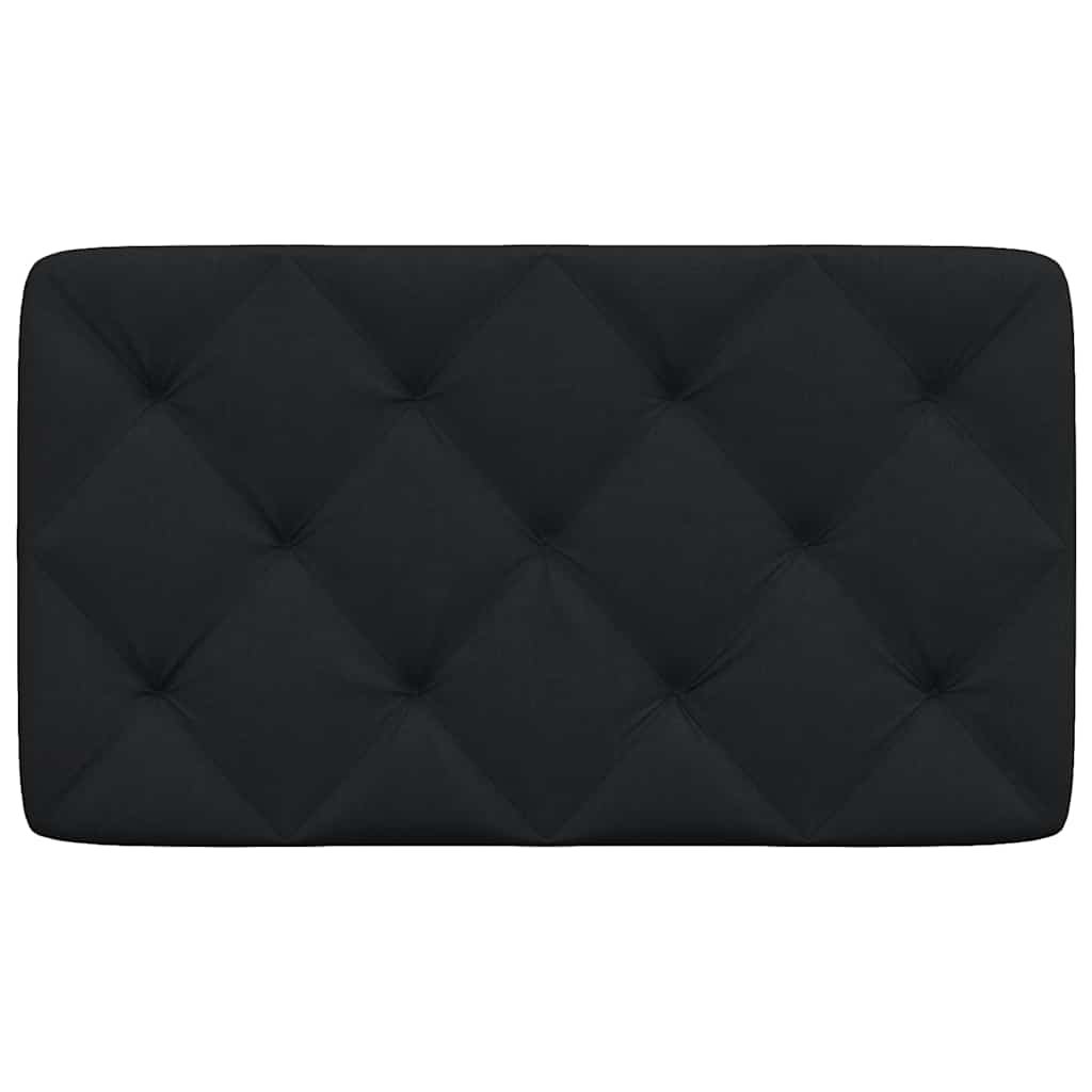 vidaXL Pernă pentru tăblie de pat, negru, 90 cm, material textil