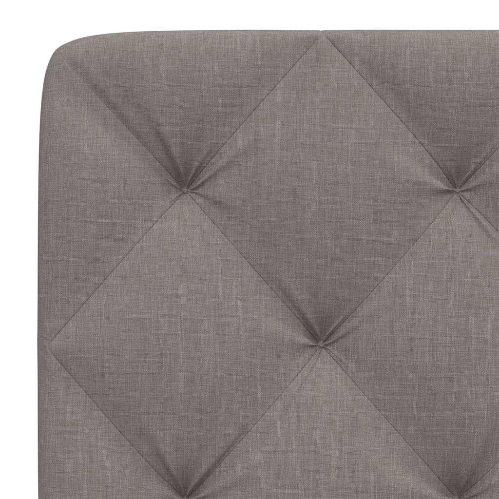 vidaXL Pernă pentru tăblie de pat, gri taupe, 90 cm, material textil vidaXL Pernă pentru tăblie de pat, gri taupe, 90 cm, material textil