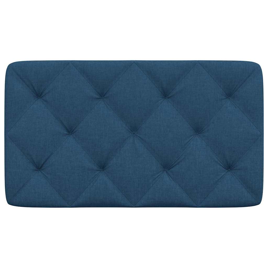 vidaXL Pernă pentru tăblie de pat, albastru, 90 cm, material textil