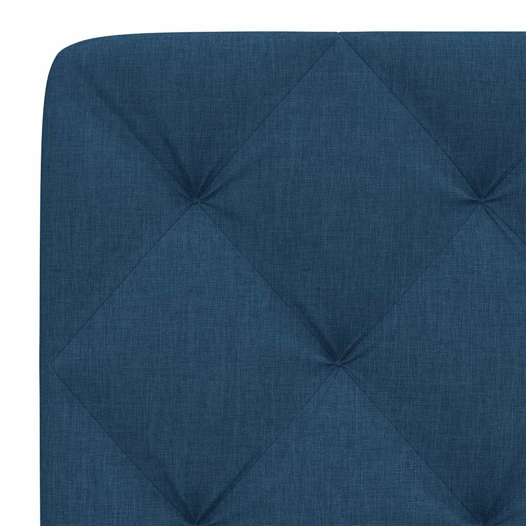 vidaXL Pernă pentru tăblie de pat, albastru, 90 cm, material textil