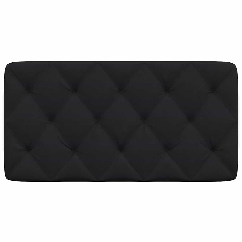 vidaXL Pernă pentru tăblie de pat, negru, 100 cm, material textil vidaXL Pernă pentru tăblie de pat, negru, 100 cm, material textil