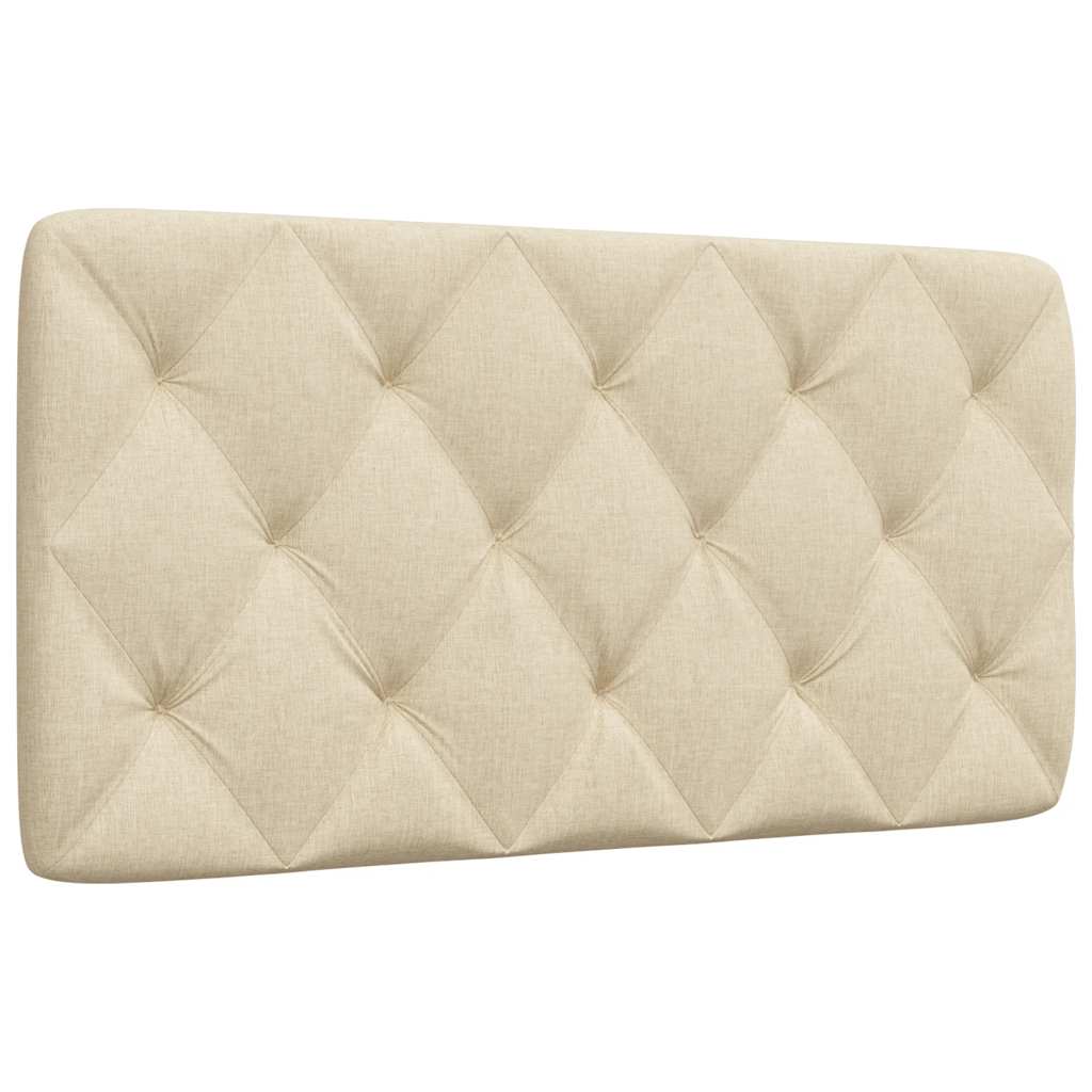 vidaXL Pernă pentru tăblie de pat, crem, 100 cm, material textil