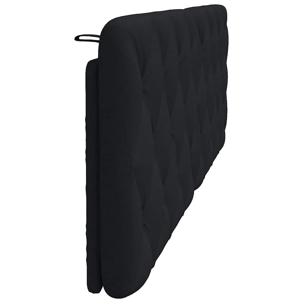 vidaXL Pernă pentru tăblie de pat, negru, 160 cm, material textil vidaXL Pernă pentru tăblie de pat, negru, 160 cm, material textil