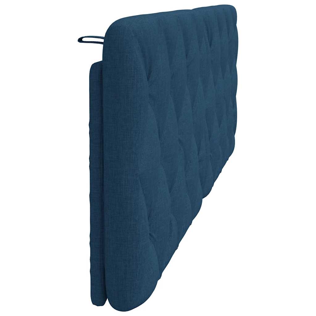 vidaXL Pernă pentru tăblie de pat, albastru, 160 cm, material textil
