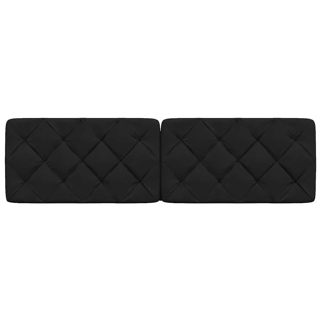 vidaXL Pernă pentru tăblie de pat, negru, 180 cm, material textil vidaXL Pernă pentru tăblie de pat, negru, 180 cm, material textil