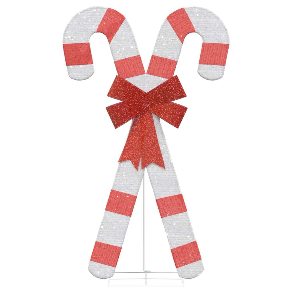 vidaXL Decoratune de Crăciun Baston de Bomboane 50 LED-uri Alb Cald