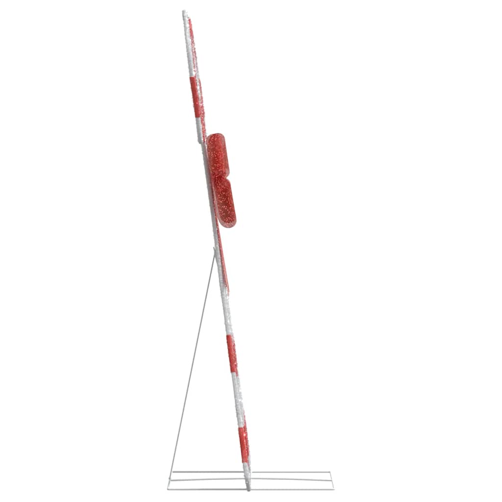 vidaXL Decoratune de Crăciun Baston de Bomboane 50 LED-uri Alb Cald