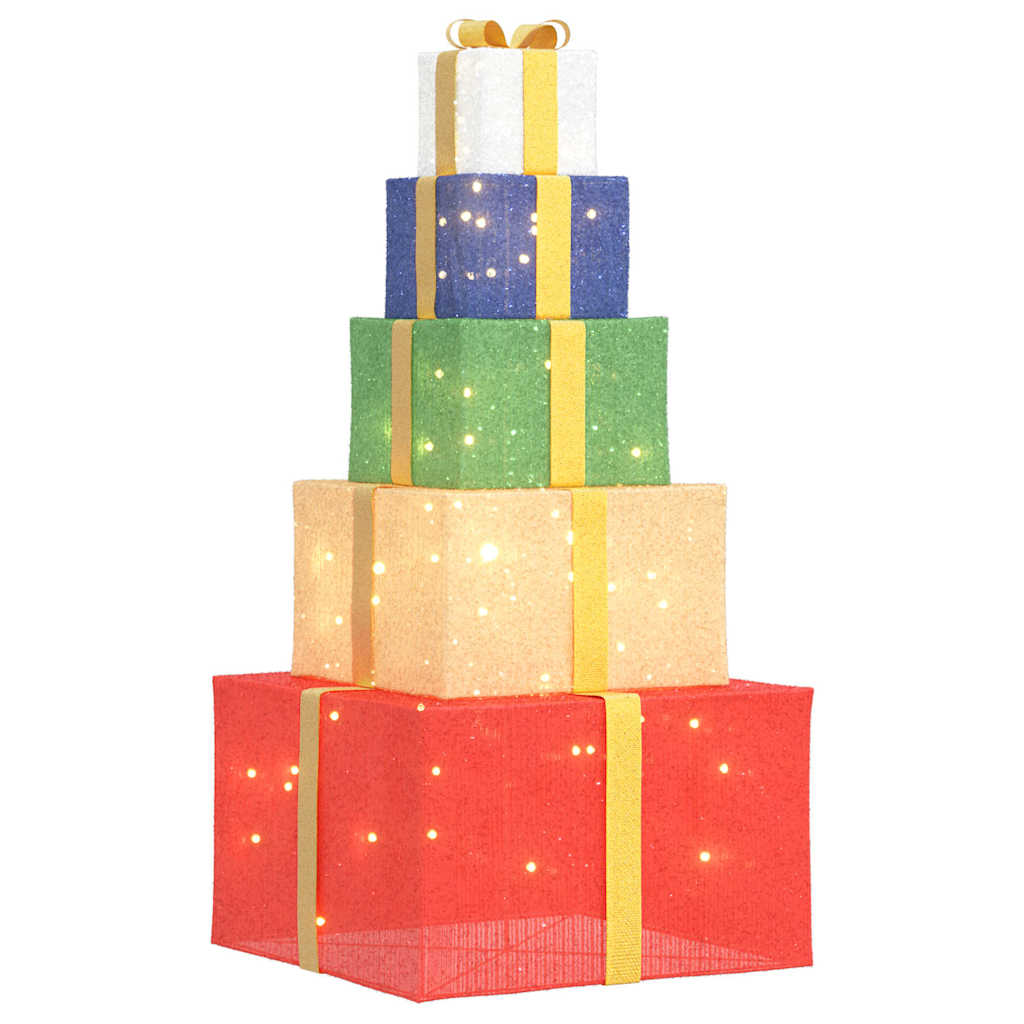 vidaXL Cutie cadou pentru decorațiuni de Crăciun 250 LED-uri alb cald vidaXL Cutie cadou pentru decorațiuni de Crăciun 250 LED-uri alb cald