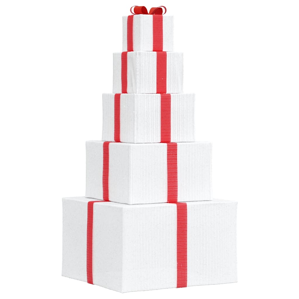 vidaXL Cutie cadou pentru decorațiuni de Crăciun 250 LED-uri alb cald vidaXL Cutie cadou pentru decorațiuni de Crăciun 250 LED-uri alb cald