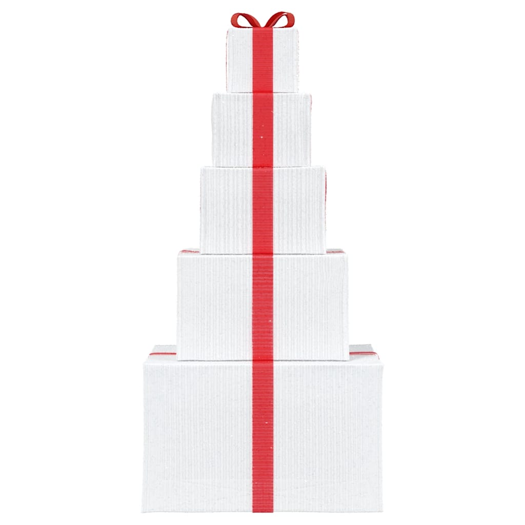 vidaXL Cutie cadou pentru decorațiuni de Crăciun 250 LED-uri alb cald vidaXL Cutie cadou pentru decorațiuni de Crăciun 250 LED-uri alb cald