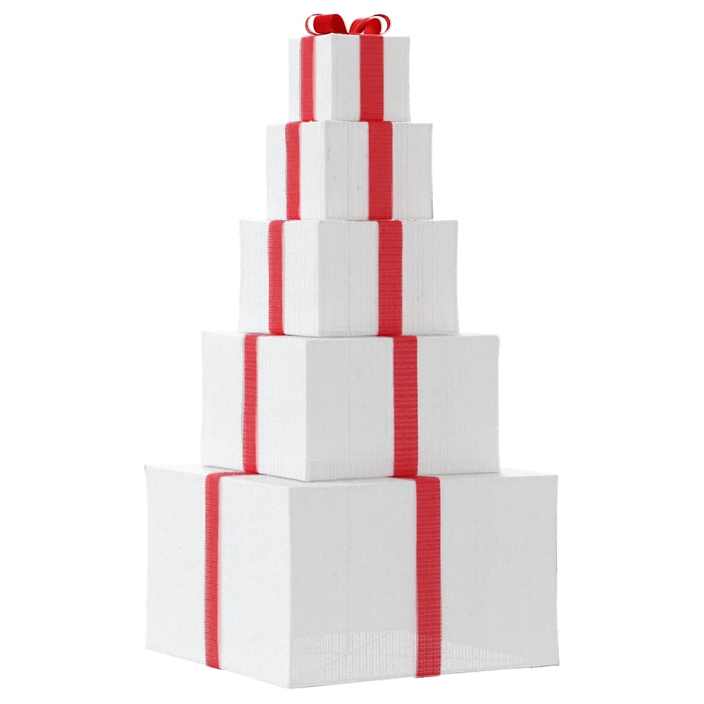 vidaXL Cutie cadou pentru decorațiuni de Crăciun 250 LED-uri alb cald vidaXL Cutie cadou pentru decorațiuni de Crăciun 250 LED-uri alb cald