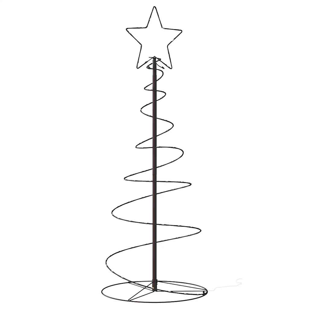vidaXL Pom de Crăciun LED 80 LED-uri Alb Cald 120 cm