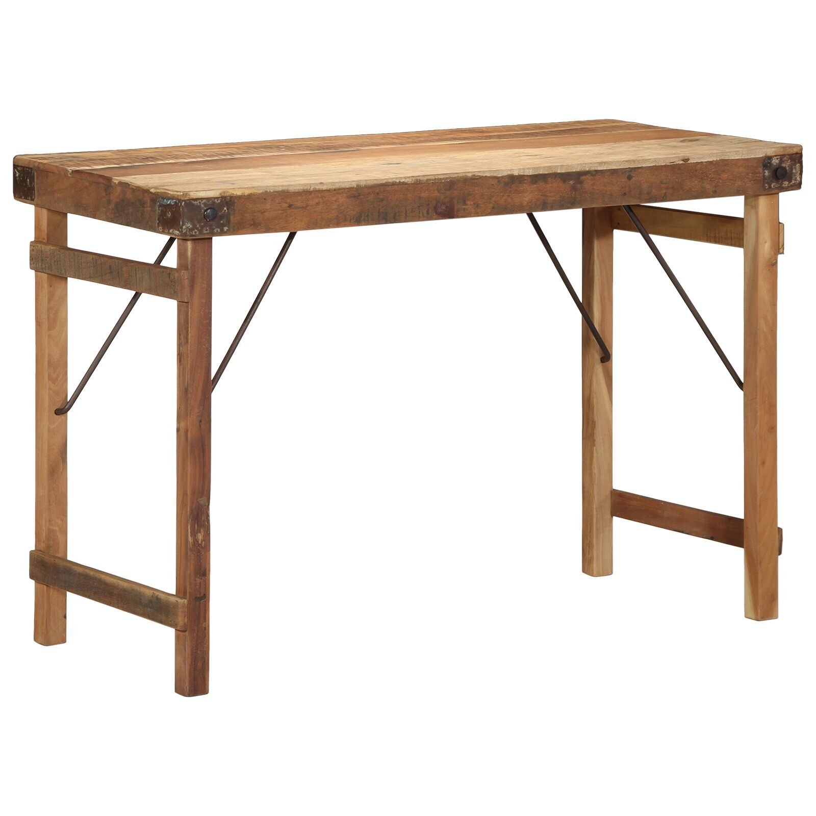 vidaXL Masă de dining Maro 110 x 55 x 76 cm Lemn masiv reciclat vidaXL Masă de dining Maro 110 x 55 x 76 cm Lemn masiv reciclat