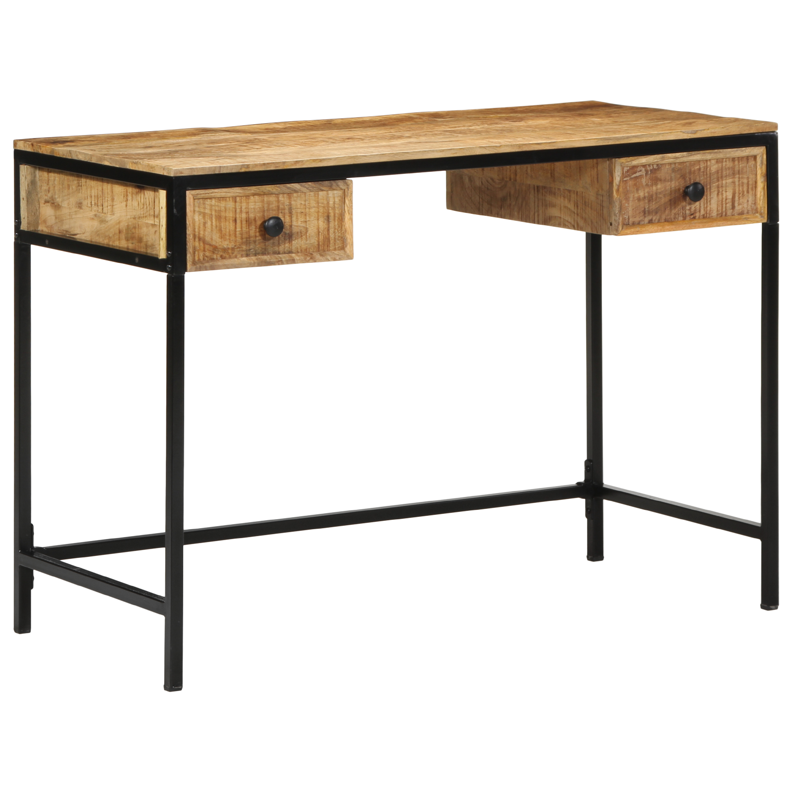 vidaXL Birou 105x50x75 cm Lemn masiv Mango vidaXL Birou 105x50x75 cm Lemn masiv Mango