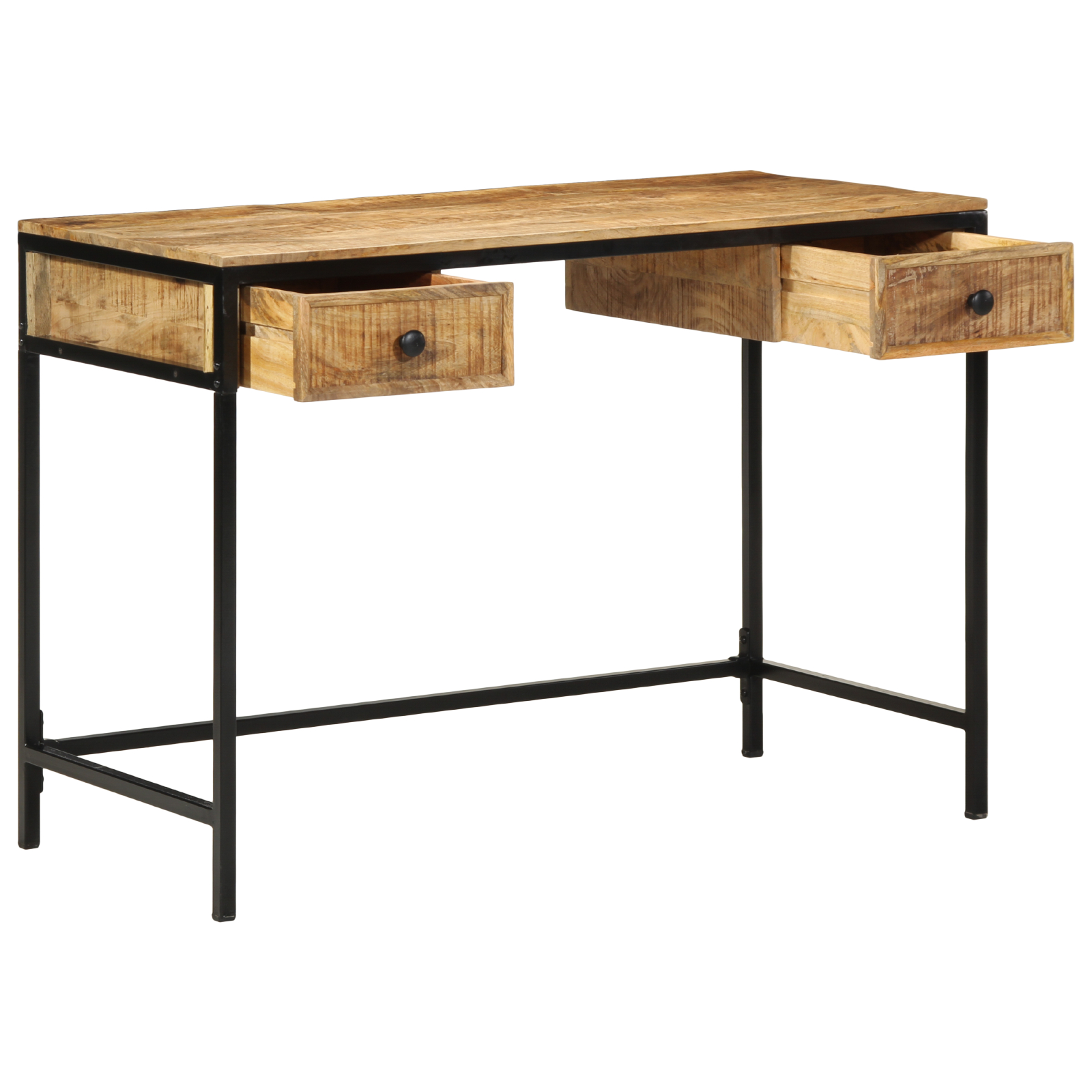 vidaXL Birou 105x50x75 cm Lemn masiv Mango vidaXL Birou 105x50x75 cm Lemn masiv Mango