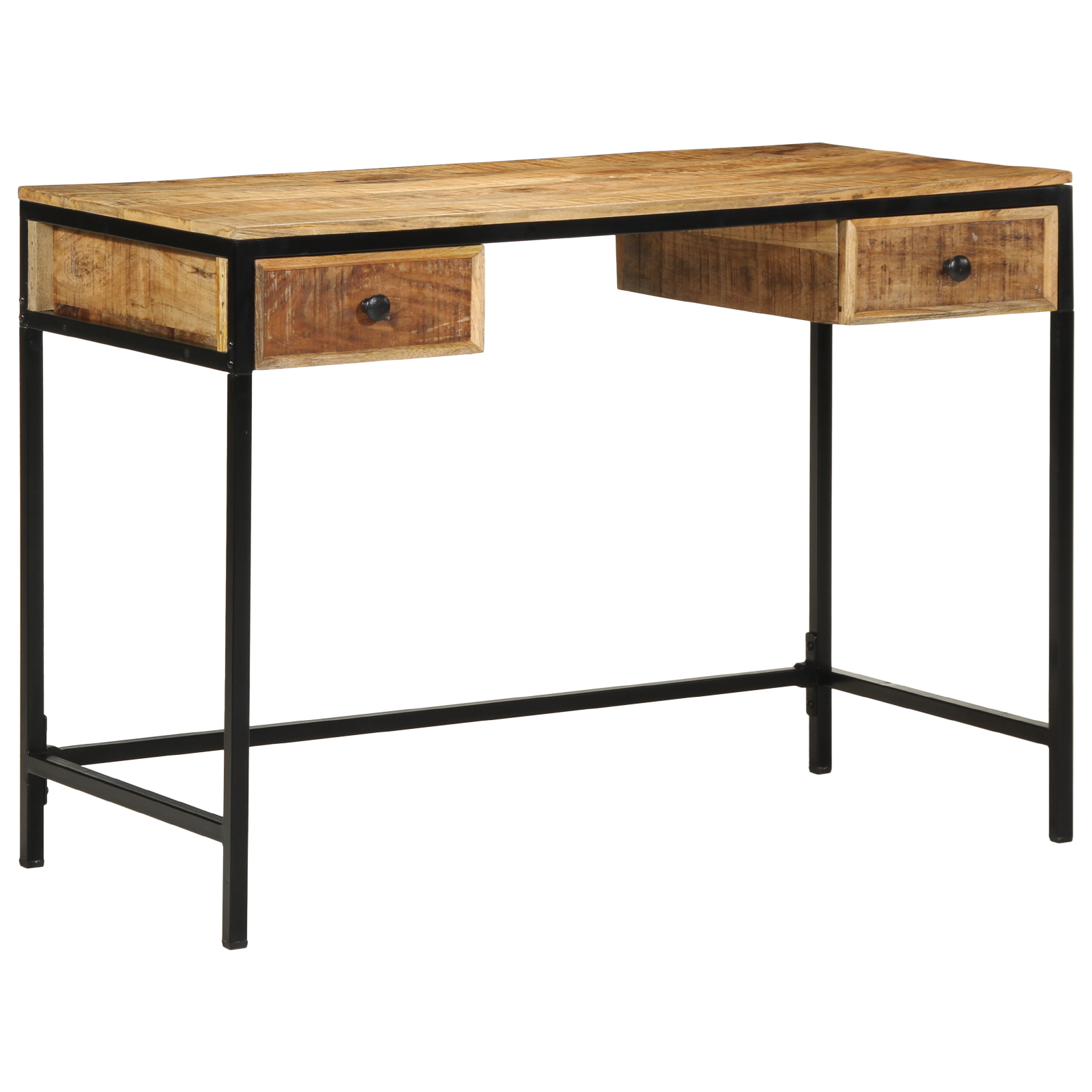 vidaXL Birou 105x50x75 cm Lemn masiv Mango vidaXL Birou 105x50x75 cm Lemn masiv Mango