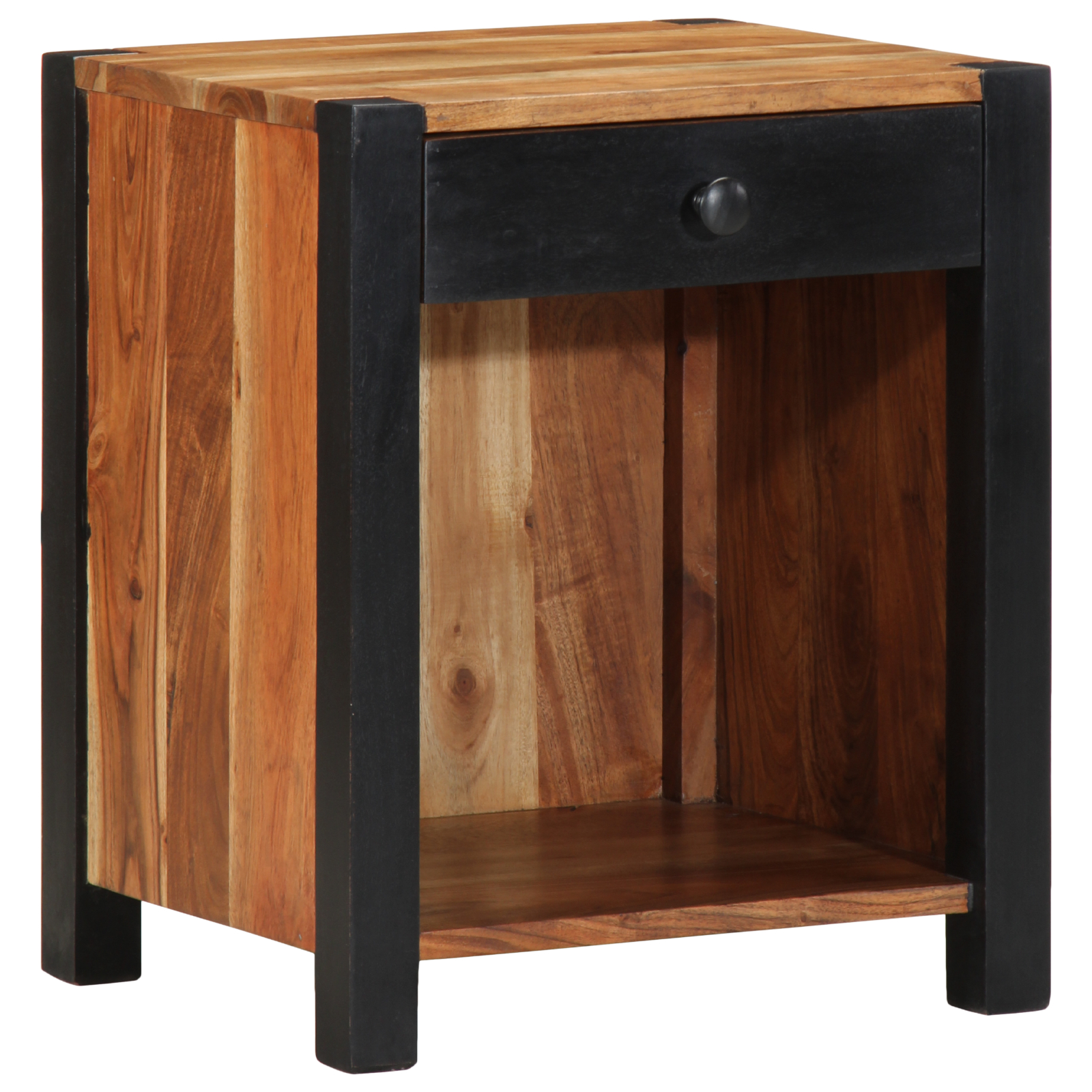 vidaXL Cabinet noptieră 40x35x50 cm Lemn masiv de acacia vidaXL Cabinet noptieră 40x35x50 cm Lemn masiv de acacia