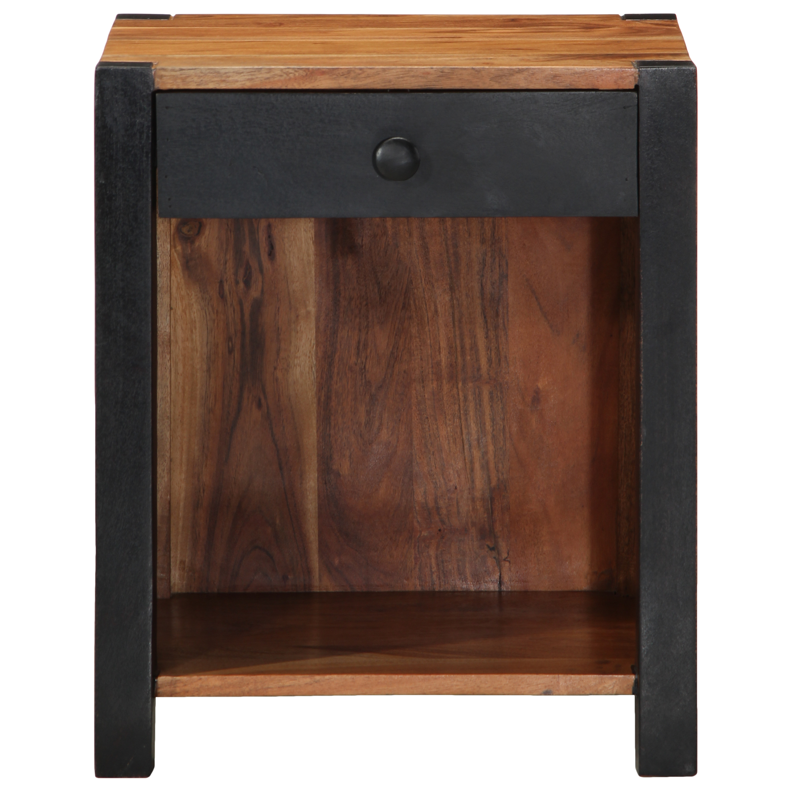 vidaXL Cabinet noptieră 40x35x50 cm Lemn masiv de acacia vidaXL Cabinet noptieră 40x35x50 cm Lemn masiv de acacia