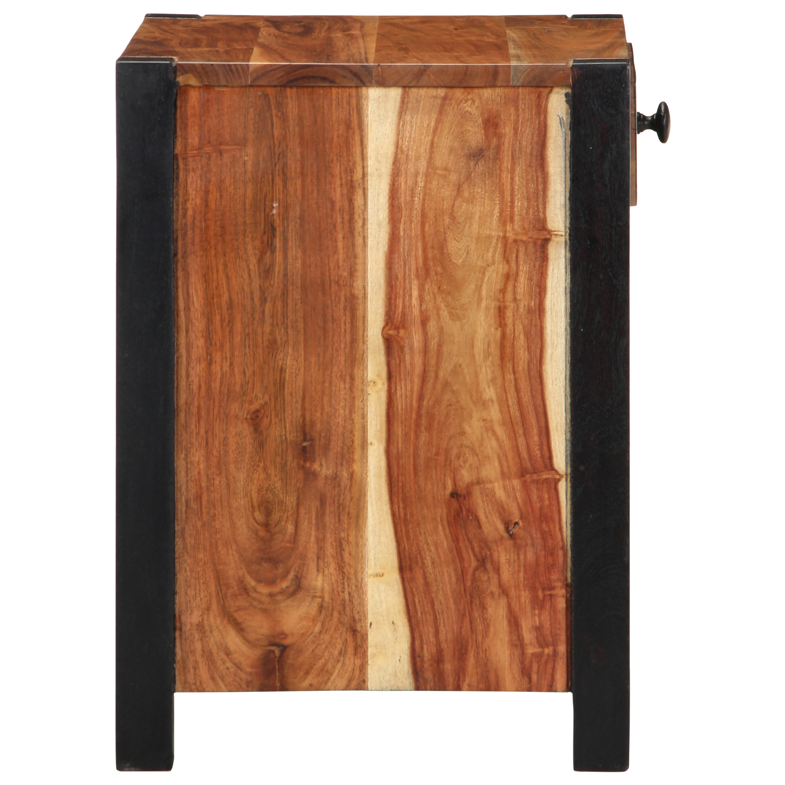 vidaXL Cabinet noptieră 40x35x50 cm Lemn masiv de acacia vidaXL Cabinet noptieră 40x35x50 cm Lemn masiv de acacia